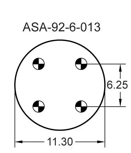 Goodyear Air Spring - 2B14-363 Goodyear