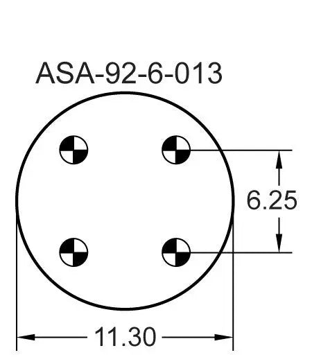 Goodyear Air Spring - 2B14-462 Goodyear