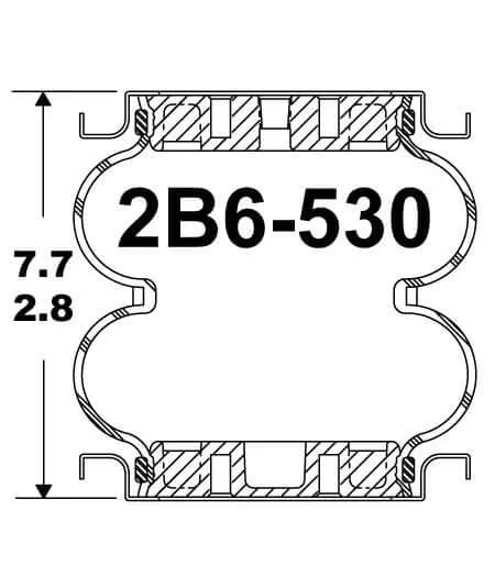 Goodyear Air Spring - 2B6-530 Goodyear