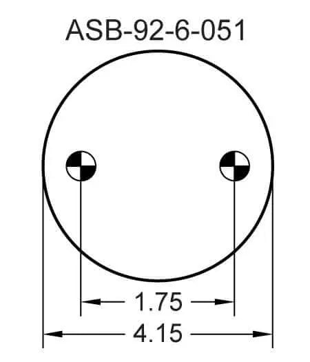 Goodyear Air Spring - 2B6-530 Goodyear