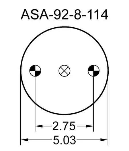Goodyear Air Spring - 2B8-550 Goodyear