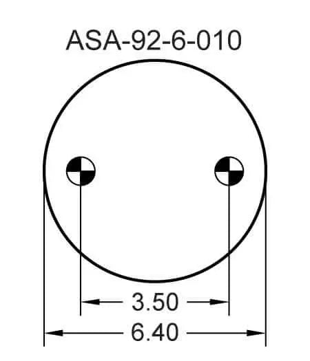 Goodyear Air Spring - 2B9-201 Goodyear