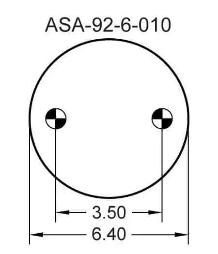 Goodyear Air Spring - 2B9-206 Goodyear