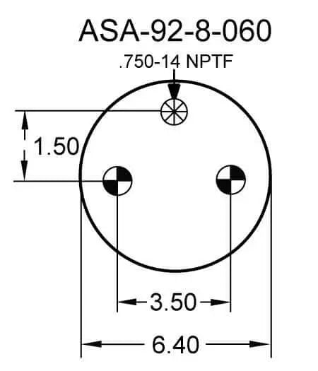 Goodyear Air Spring - 2B9-216 Goodyear
