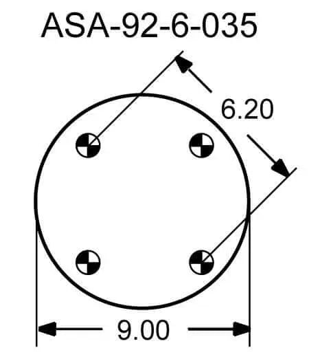 Goodyear Air Spring - 3B12-312 Goodyear