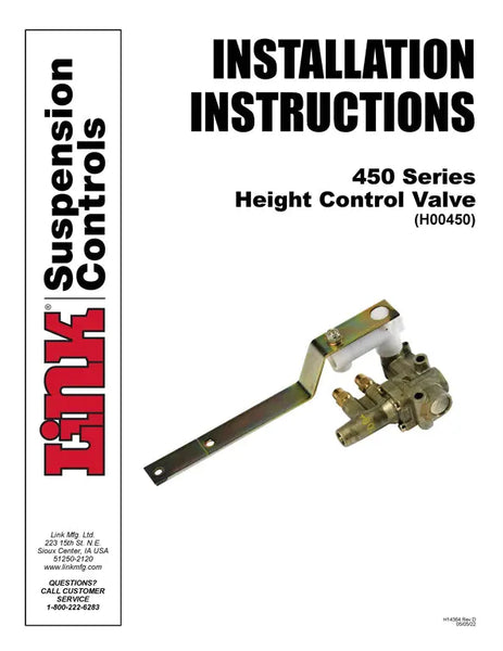 Hadley (LINK) Height Control Valve - H00450-K2 - Dayton Air Suspension