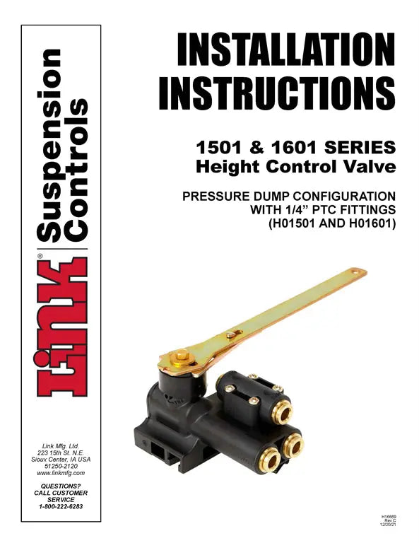 Hadley (LINK) Height Control Valve - H01501-K1 Hadley/Link