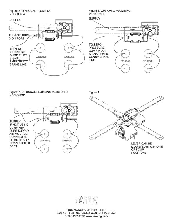 Hadley (LINK) Height Control Valve - H01502UNC Hadley/Link