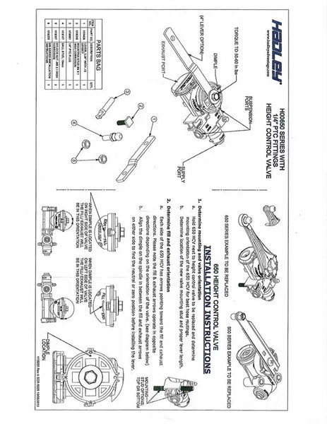 Hadley (LINK) Height Control Valve - 4CM00217 - Dayton Air Suspension