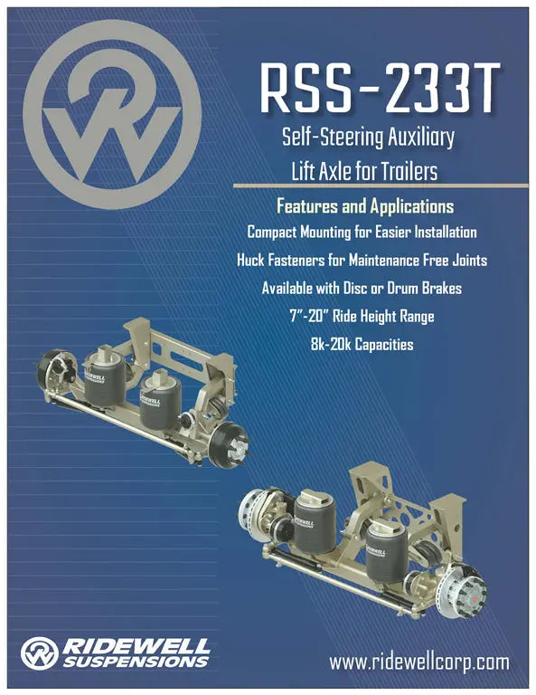 Ridewell RSS-233T-13K Trailer Air Ride Suspension Ridewell Suspensions