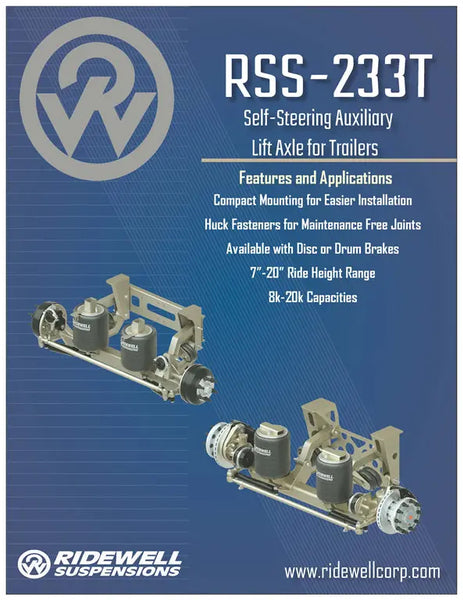 Ridewell RSS-233T-13K Trailer Air Ride - Dayton Air - Dayton Air Suspension