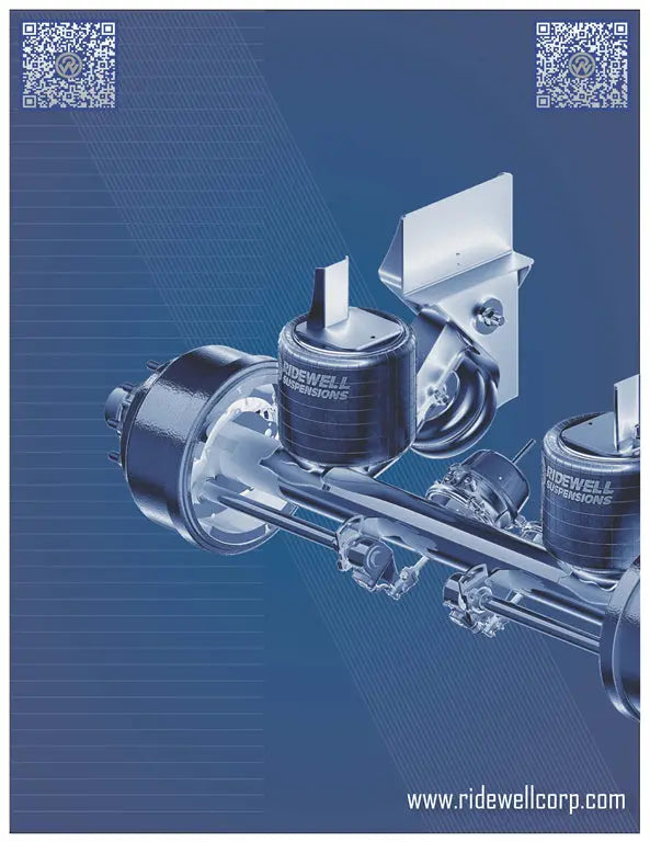 Ridewell RUL-245T Trailer Air Ride Suspension Ridewell Suspensions